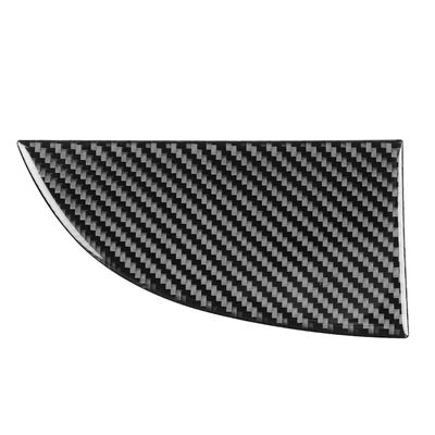 GZYF Carbon Fiber Car Driver Side Conditioner Outlet Vent Panel Cover Trim for Fiat 500 2012-2015,black LHD
