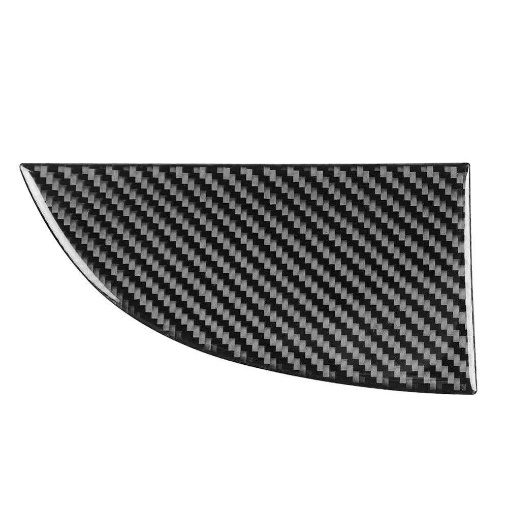 GZYF Carbon Fiber Car Driver Side Conditioner Outlet Vent Panel Cover Trim for Fiat 500 2012-2015,black LHD