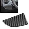 GZYF Carbon Fiber Car Driver Side Conditioner Outlet Vent Panel Cover Trim for Fiat 500 2012-2015,black LHD view 3