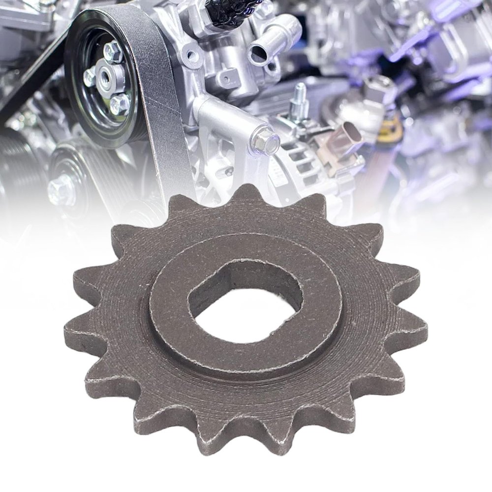 Motor Sprocket, 25H 15T Metal Electric Scooter Motor Engine Sprocket Chain Wheel with H Hole for MY1020 MY1016 MY1018 Motor