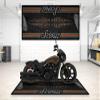 wibeart MPM Motorcycle Mat for Scout Rogue Sixty Washable Non-Slip Oil & Water Resistant Parking Pitmat for Garage, Showroom, Workshop Us | Bronze Pearl Metallic - Size 1 : 86.6 x 39.4/220 x 100 cm view 1