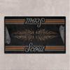 wibeart MPM Motorcycle Mat for Scout Rogue Sixty Washable Non-Slip Oil & Water Resistant Parking Pitmat for Garage, Showroom, Workshop Us | Bronze Pearl Metallic - Size 1 : 86.6 x 39.4/220 x 100 cm view 2