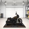 wibeart MPM Motorcycle Mat for Scout Rogue Sixty Washable Non-Slip Oil & Water Resistant Parking Pitmat for Garage, Showroom, Workshop Us | Bronze Pearl Metallic - Size 1 : 86.6 x 39.4/220 x 100 cm view 3