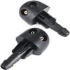 BOLNEY 2pcs Car Front Window Windscreen Wiper Washer Nozzles Jet Wiper Nozzle,for Renault Clio MK2 1998-2005,Car Wiper Nozzles view 3