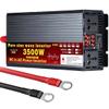 Power Inverter,3500W/4000W/5000W/5500W/6000W/8000W/12000W Pure Sine Wave Inverter Heavy Duty Power Inverter,DC 12V/24V/48V/60V/72V to 110V 220V AC with LCD,3500W-60Vto110V view 1