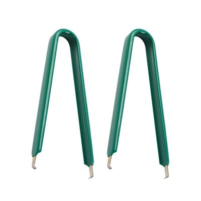 Hemobllo 2pcs Green Puller Tool for Mechanical Keyboard Keycap Remover for Easy Replacement and Maintenance