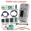 LINLIJIA RT809F ISP Programmer LCD USB Repair Tools with 1.8V Adapter Sop8 Test Clip Tssop8 Ssop8 EDID Cable ICSP Bios Adapters Bios Programmer Kit view 4