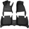 ATMASAD Custom Car Floor Mats Compatible with Honda Accord 2003-2024,All-Weather Protection Luxury Leather Car Mats,Full Sets (Black + red Rice) view 2