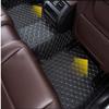 ATMASAD Custom Car Floor Mats Compatible with Honda Accord 2003-2024,All-Weather Protection Luxury Leather Car Mats,Full Sets (Black + red Rice) view 4