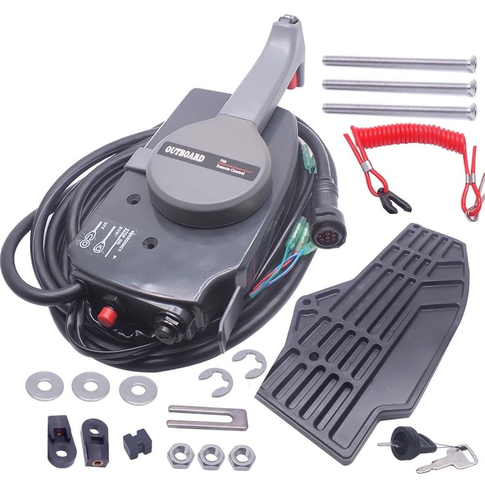 OVERSEE 703 Side Mount 703-48207-22-00 Remote Control for Yamaha Outboard Engine 10Pin