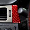 PJFUS Real Red Carbon Fiber Car Dashboard Speedometer Sides Panel Decorative Cover Sticker Compatible with Chevrolet Avalanche/Silverado LTZ 2007-2013 Auto Premium Interior Accessories view 3