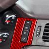 PJFUS Real Red Carbon Fiber Car Dashboard Speedometer Sides Panel Decorative Cover Sticker Compatible with Chevrolet Avalanche/Silverado LTZ 2007-2013 Auto Premium Interior Accessories view 4