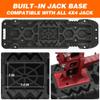 ALL-TOP Traction Boards with Build-in Jack Base, 2PCS Recovery Boards for Overlanding (4th Gen, Black) view 3