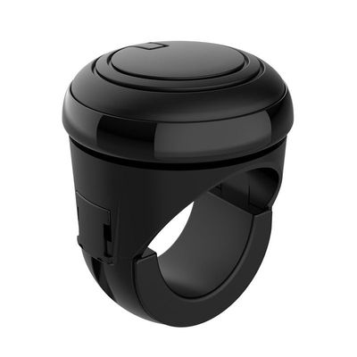 Car Turning Steering Wheel Booster Spinner Knob 360 Degree Rotation Metal Bearing Power Handle Ball Shaped Helper Hand Control, Black, ASDEHH231