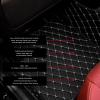 Custom Floor mats for Cars,Car Floor Mats Fit 99% Custom,Ideal for Most Sedan, Sports car Floor Mats,Luxury car mats,car Floor mats All Weather. (Brown2+White) view 2
