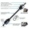 CV Axle Shaft - 2X Front CV Axle Pair for Cadillac view 2