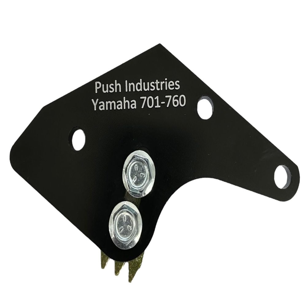 Push Industries 104.101 Flywheel Lock for Yamaha 701 & 760 Watercraft Engines: Precision-Crafted 6061 Aluminum, Black Anodized Finish, and Hardened Steel Gear Tooth (Replaces FL-CF 06-04-016)