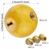 Padaodao Number 1 Shift Knobs, Car Shifter Stick Head with 3 Adapters for Most Manual Automatic Vehicles SUV Trucks, Yellow view 2