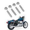 IUVWISN Motorcycle Exhaust Studs Bolts Nuts for Sportster 883 XL Touring Dyna Super Glide Electra Glide Big Twin Road King Softail FLHT FXST FLHR FLHX FXD view 1