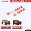 RCAWD Second Version TRX4M Center CVD Driveshaft for 1/18 TRX4M Drive Shaft Series Upgrades Part Red view 3