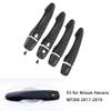 KACEPAR Car Exterior Door Handle Cover, 2017-2019 Compatible with Nissan Navara NP300 - Carbon Fiber Black view 3