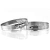 Shozafia 10 Pack Hose Clamps, 304 Stainless Steel Worm Gear Hose Clamp for Plumbing, Pipe, Fuel Line, Intercooler, Automotive and Mechanical Applications (130-152mm) view 3
