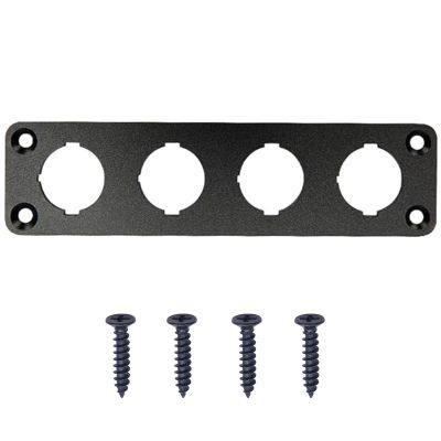 Rocker Switch Panel, Rocker Toggle Switch Aluminum Housing Bracket for Car Truck Marine Boat RV Vehicle, Waterproof Panel