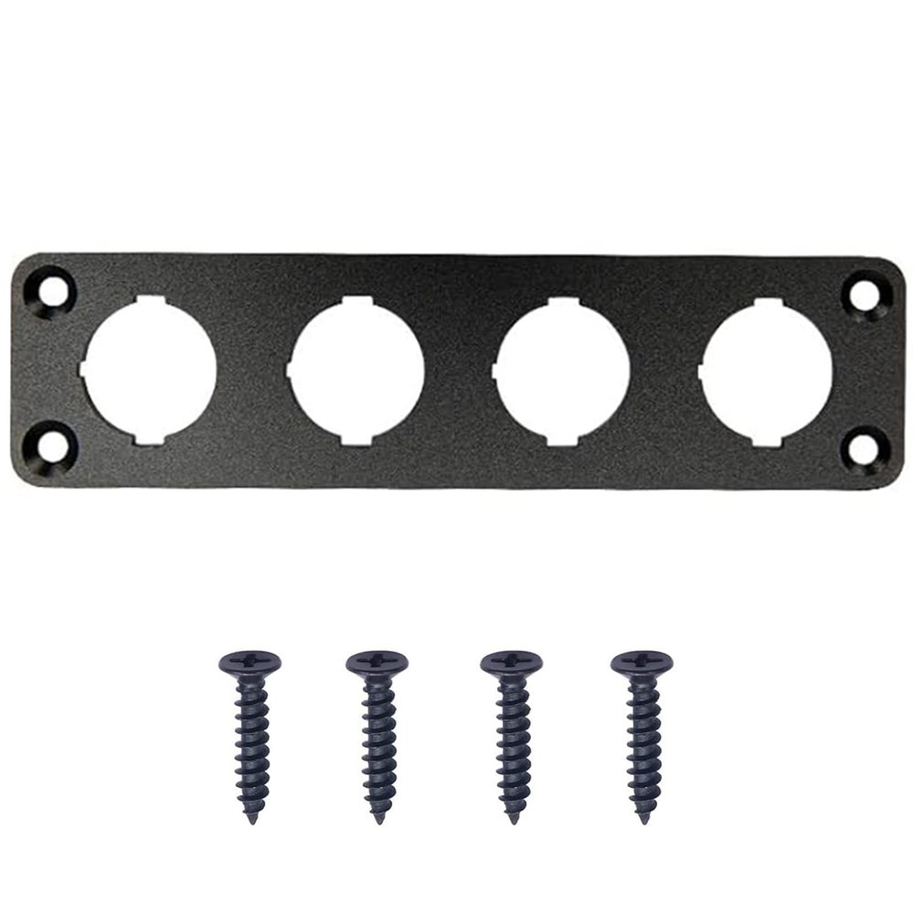 Rocker Switch Panel, Rocker Toggle Switch Aluminum Housing Bracket for Car Truck Marine Boat RV Vehicle, Waterproof Panel