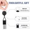 GTILE 6 Pcs Retractable Lighter Leash, Keychain Lighter Holder with Clip Classic Lighters Cover Single Clip for Convenience Multicolor Lighters Strap (6) view 3