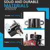 AFEISOL Hot Rod Starter Relay Solenoid 12V 4-Terminal Heavy Duty SW3 Compatible with 1956-up Truck Starter Replaces B-6A-11450A C6AF C7AF C3912 C9AF D2AF11450AA 50-430 (Black) view 3