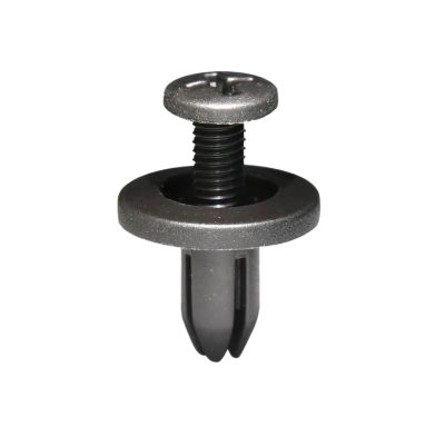 10/20/50pcs Car 6mm Hole Plastic Rivets Fastener Push Clip Black Auto Vehicle Door Trim Panel Retainer Fastener Clips (Color : 10pcs 8mm)