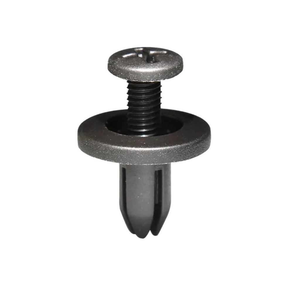 10/20/50pcs Car 6mm Hole Plastic Rivets Fastener Push Clip Black Auto Vehicle Door Trim Panel Retainer Fastener Clips (Color : 10pcs 8mm)
