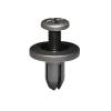10/20/50pcs Car 6mm Hole Plastic Rivets Fastener Push Clip Black Auto Vehicle Door Trim Panel Retainer Fastener Clips (Color : 10pcs 8mm) view 1