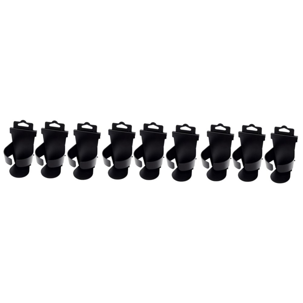 SUPVOX 9pcs Car Beverage Holder Multi-Purpose Vehicle-Mounted Drink Rack for Door Side Seat Back Sturdy Water Cup Stand with Black Packaging Bag for Convenient Car Use