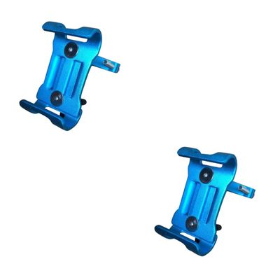 BESPORTBLE 2pcs Aluminum Alloy Dash Mount Phone Holder Bike Phone Bracket Vent Mount Easy Install for Bikes