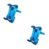BESPORTBLE 2pcs Aluminum Alloy Dash Mount Phone Holder Bike Phone Bracket Vent Mount Easy Install for Bikes view 1