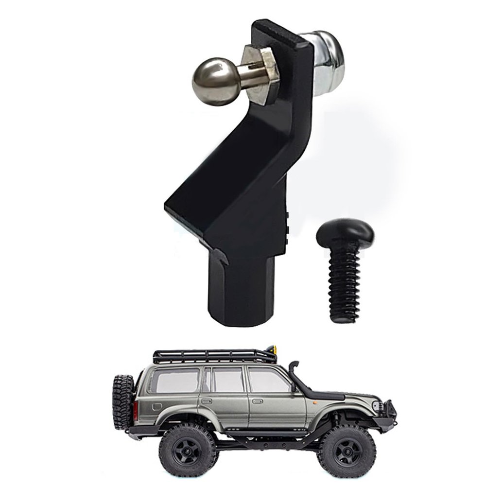 Trailer Tow Hooks Winch Hook Drop Hitch Receiver for FMS 1/18 LC80 RC Crawler Car Upgrades