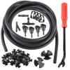Unifizz 42 In 1 Front Windshield Washer Nozzles Kit Replaces OEM 4805742AB, 5116079AA Compatible with Chrysler Dodge Jeep Ram(Washer Jet, Fluid Hose, Connector, Hood Insulation Retainers) view 1