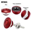 ACROPIX Red Bumper Quick Release Lock Latch Aluminum Alloy Hood Pin Lock Push Button Bonnet - Pack of 2 view 3