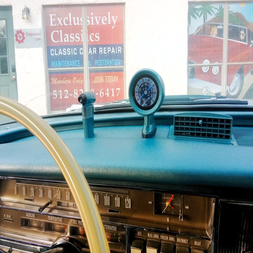 (Paintable) ENGAUGE DASHTOP Display and Engine Monitoring Module KIT for Classic Cars. Preserve The Heart of Your Classic car with Engauge and Drive with The Confidence of a Modern Vehicle.