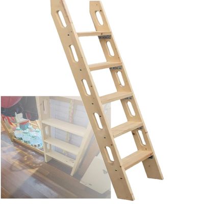 BXKCFYBSQ Bunk Bed Ladder/Durable Bunk Bed Ladder/Replacement Ladder, Universal Space Saving RV Ladder with Hook Bracket and Non-Slip Feet (Size : 150cm(59in))