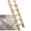 BXKCFYBSQ Bunk Bed Ladder/Durable Bunk Bed Ladder/Replacement Ladder, Universal Space Saving RV Ladder with Hook Bracket and Non-Slip Feet (Size : 150cm(59in)) view 1
