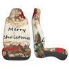 Dwrepo Merry Christmas Print Car Seat Covers Washable Car Front Seat Covers Set of 2 Universal Auto Front Seats Protector Interior Covers Fits for Car Auto Accessories view 4