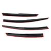 VioziteGam Window Visor 4pcs Mugen Style for Ford Focus 2008-2011 view 2