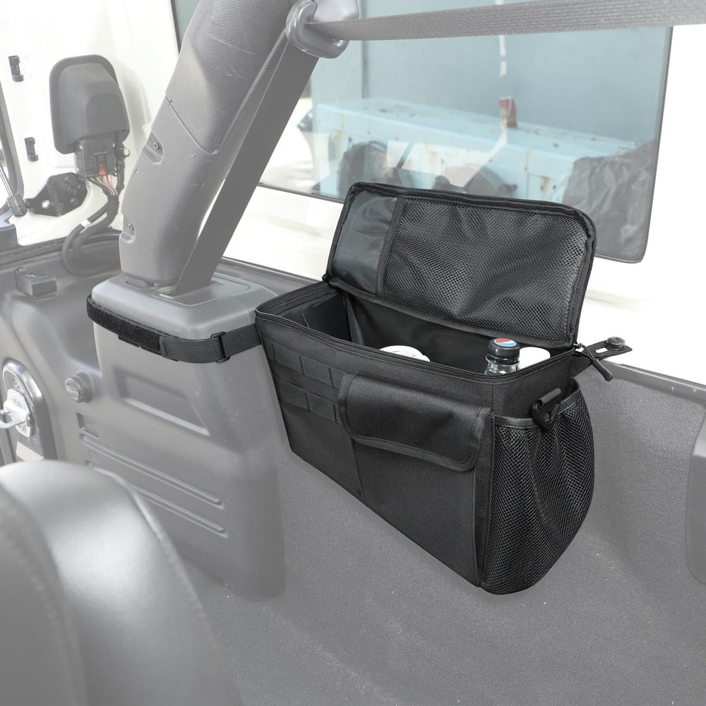 Rear Cargo Side Wheel Well Storage Bag for Jeep Wrangler JK 4Dr 11-18 2Pcs