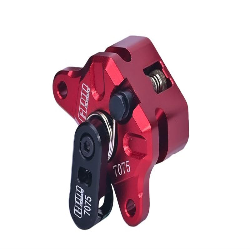 Aluminum 7075 Front Brake Disc Caliper for LOSI 1:4 Promoto-MX Motorcycle Dirt Bike RTR FXR LOS06000 LOS06002 Upgrade Parts - Red
