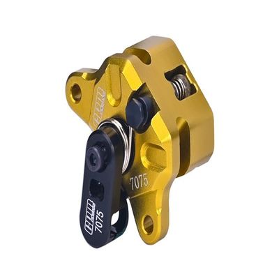 Aluminum 7075 Front Brake Disc Caliper for LOSI 1:4 Promoto-MX Motorcycle Dirt Bike RTR FXR LOS06000 LOS06002 Upgrade Parts - Gold