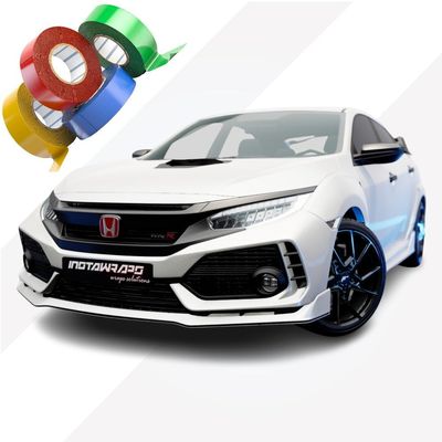 3M Chrome Delete Tape Stripe | Vinyl Film Car Wrap Custom Stripes | Satin Frozen Vanilla | SP240 | 2.5" x 25ft | Instawraps Heat Resistance Pro Wrapping Glove - Included