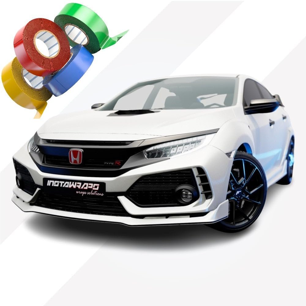 3M Chrome Delete Tape Stripe | Vinyl Film Car Wrap Custom Stripes | Satin Frozen Vanilla | SP240 | 2.5" x 25ft | Instawraps Heat Resistance Pro Wrapping Glove - Included