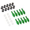 Spike Bolts Windscreen Fairings Bolts Clips Windshield Bolts Screw Mounting Hardware Nut For Honda CBR600RR F5 2003 2004 2005 2006 2007 2008 Motorcycle Bolt Clip Kit Mounting Hardware Nut (Green) view 2